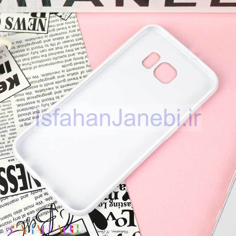 اصفهان جانبی-قاب فانتزی سفید طرح گل Samsung Galaxy S6