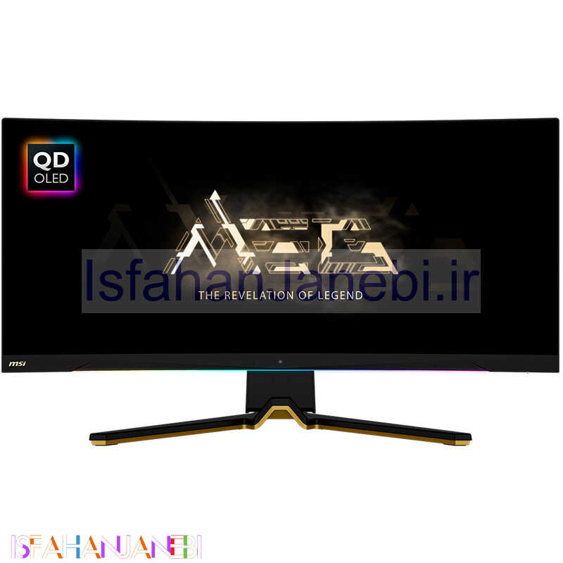 اصفهان جانبی-مانیتور گیمینگ خمیده ام اس ای MEG 342C QD-OLED سایز 34 اینچ