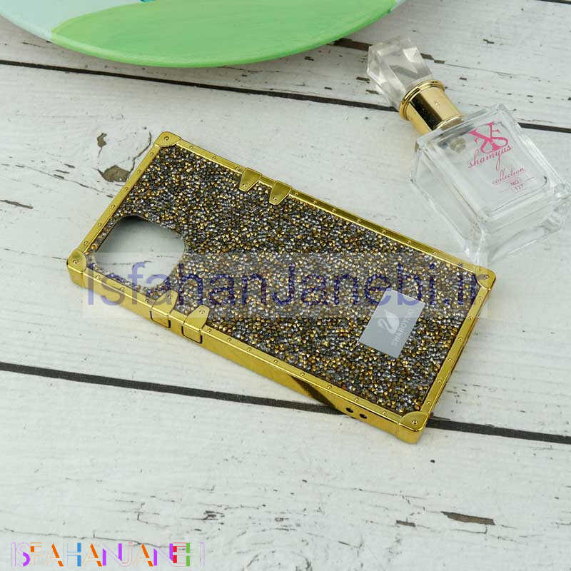 اصفهان جانبی-قاب شاینی Swarovski صندوقی iPhone 12 Pro