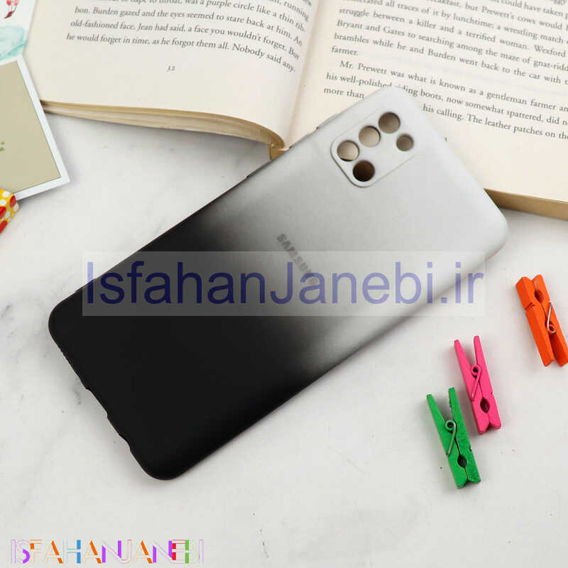 اصفهان جانبی-قاب سیلیکونی محافظ لنزدار دو رنگ Samsung Galaxy A31