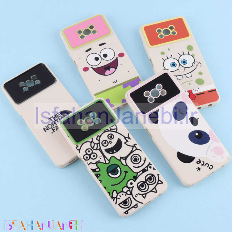 اصفهان جانبی-قاب TPU طرح دار رنگی محافظ لنزدار Xiaomi Poco X3 / X3 NFC / X3 pro