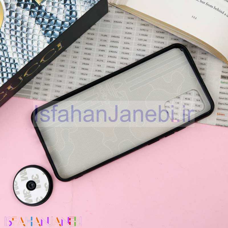 اصفهان جانبی-قاب فانتزی برجسته + پاپ سوکت طرح ارتشی سامسونگ A02s سری F