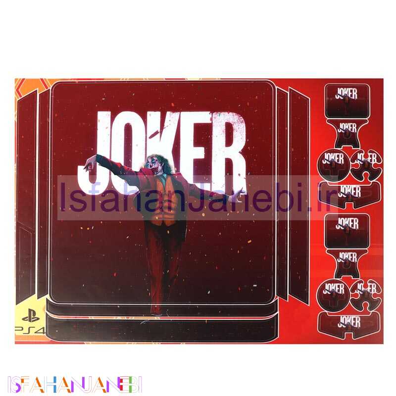 اصفهان جانبی-اسکین پلی استیشن 4 اسلیم طرح Joker کد3