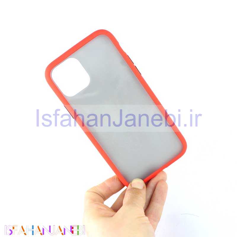 اصفهان جانبی-قاب PC مات iPhone 11 Pro قرمز