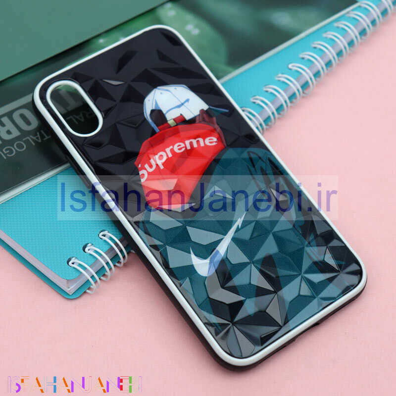 اصفهان جانبی-قاب طرحدار دیاموند کد9 آیفون iPhone X/XS سری B