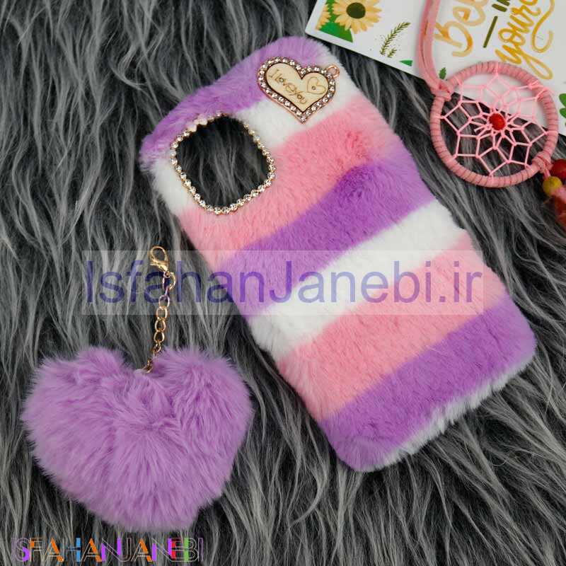 اصفهان جانبی-قاب پشمالو پوم پوم دار iPhone 12 Pro