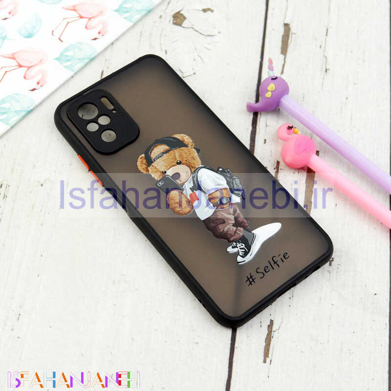 اصفهان جانبی-قاب PC مات محافظ لنزدار طرحدار Xiaomi Redmi Note 10 / 10s