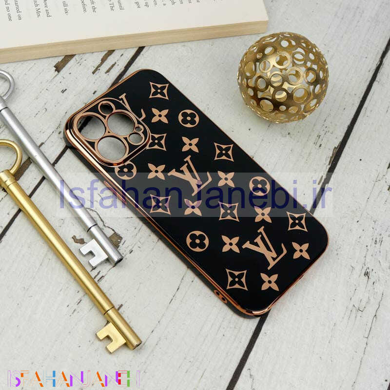 اصفهان جانبی-قاب LV براق My Case محافظ لنزدار iPhone 13 Pro Max