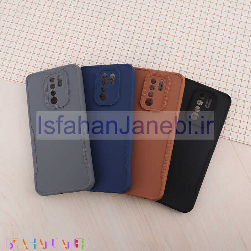 اصفهان جانبی-قاب ژله ای Defender شیائومی Redmi 9 / 9 Prime محافظ لنزدار