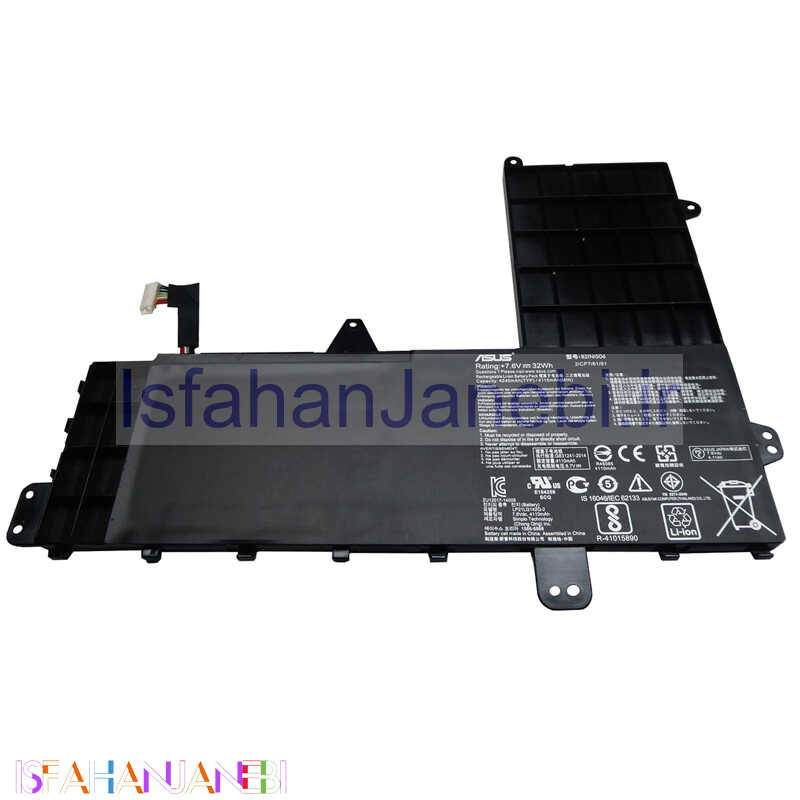 اصفهان جانبی-باتری اورجینال لپ تاپ ایسوس Asus EeeBook E502 B21N1506 2Cell