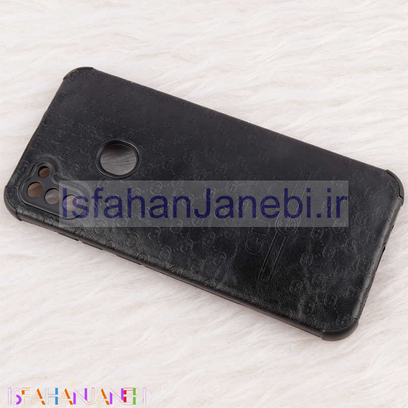 اصفهان جانبی-قاب چرمی Epimax طرح Gucci محافظ لنزدار Samsung Galaxy A11 / M11