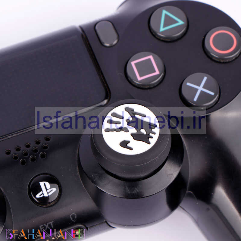 اصفهان جانبی-روکش آنالوگ دسته بازی Play Station/XBOX طرح دست کد 2 مشکی سفید