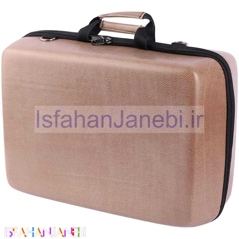 اصفهان جانبی-کیف کنسول بازی PS5 چرمی قهوه ای روشن