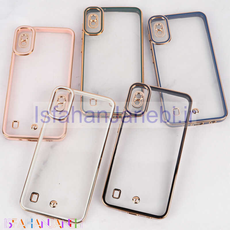 اصفهان جانبی-قاب Space سامسونگ Galaxy A10 دور رنگی محافظ لنزدار