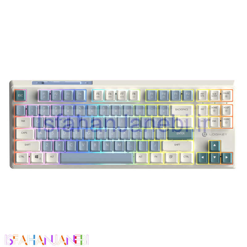 اصفهان جانبی-کیبورد بی سیم گیمینگ لاجی کی K420BL