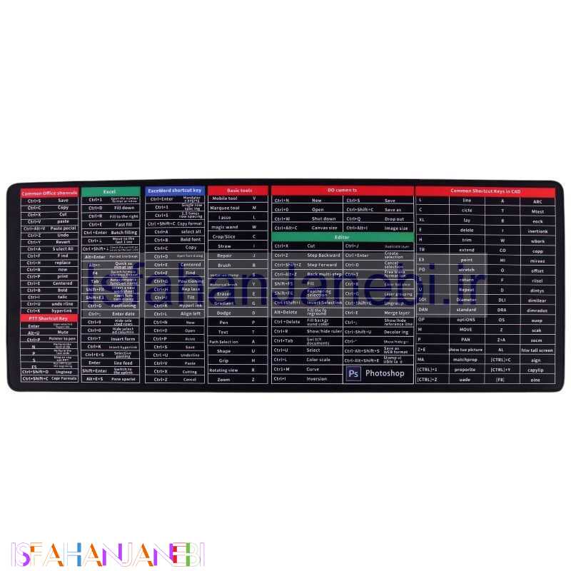 اصفهان جانبی-پد موس ShortCut 80*30cm