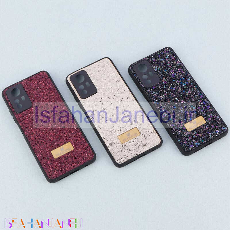 اصفهان جانبی-قاب شاینی Swarovski شیائومی Redmi Note 12S محافظ لنزدار