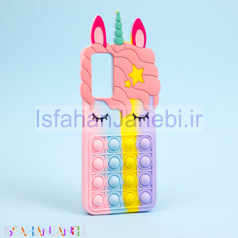 اصفهان جانبی-قاب اورجینال سیلیکونی یونیکورن پاپیتی Xiaomi Redmi Note 11 Pro