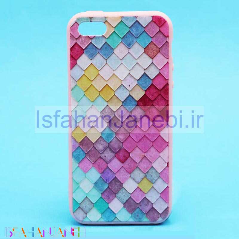 اصفهان جانبی-قاب فانتزی برجسته صورتی طرح مختلف آیفون iPhone 5/5s