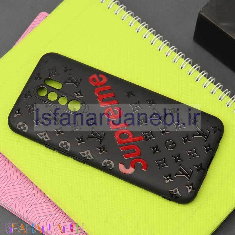 اصفهان جانبی-قاب طرحدار محافظ لنزدار مشکی Superme شیائومی Redmi 9