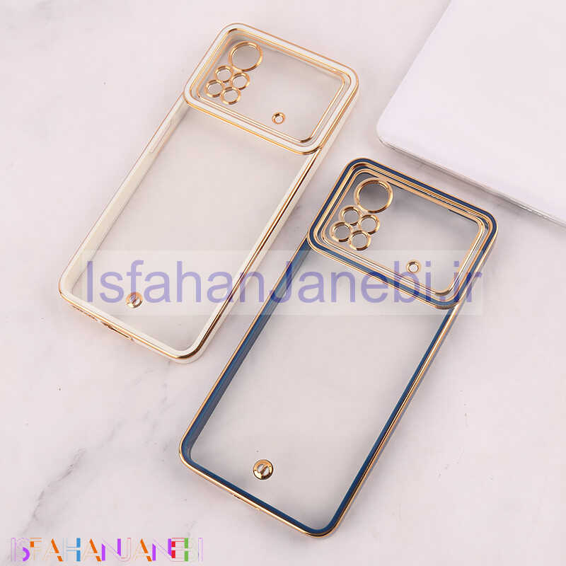اصفهان جانبی-قاب ژله ای شیائومی Poco X4 Pro 5G دور رنگی محافظ لنزدار