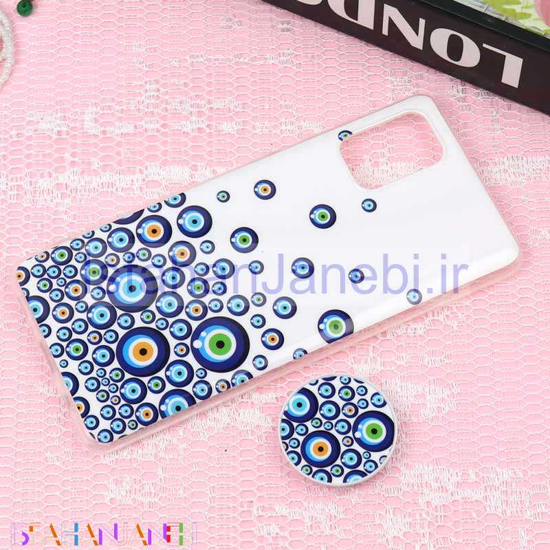 اصفهان جانبی-قاب سوپر IMD دور شفاف پاپ سوکت دار Samsung A71 چشم نظر