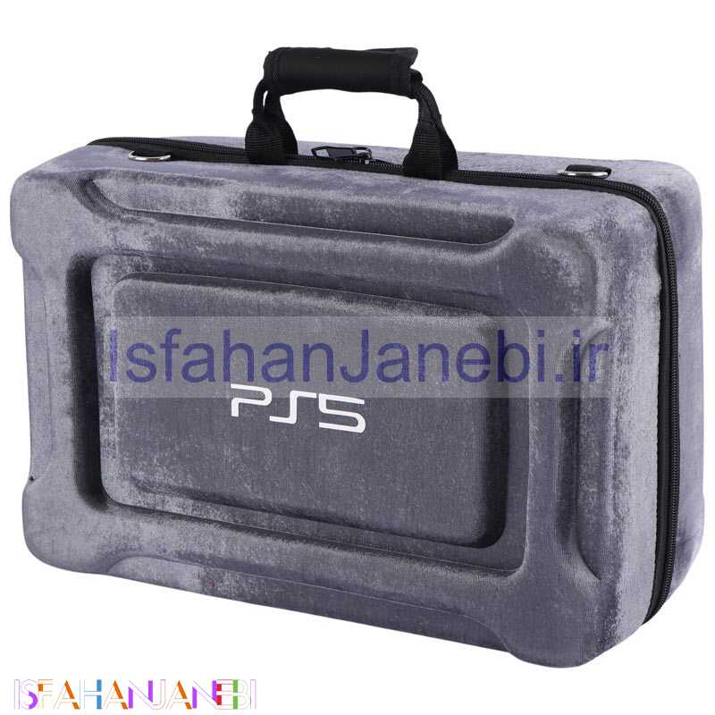 اصفهان جانبی-کیف کنسول بازی دوکاره PS5 Pro / Slim مخملی کد 4