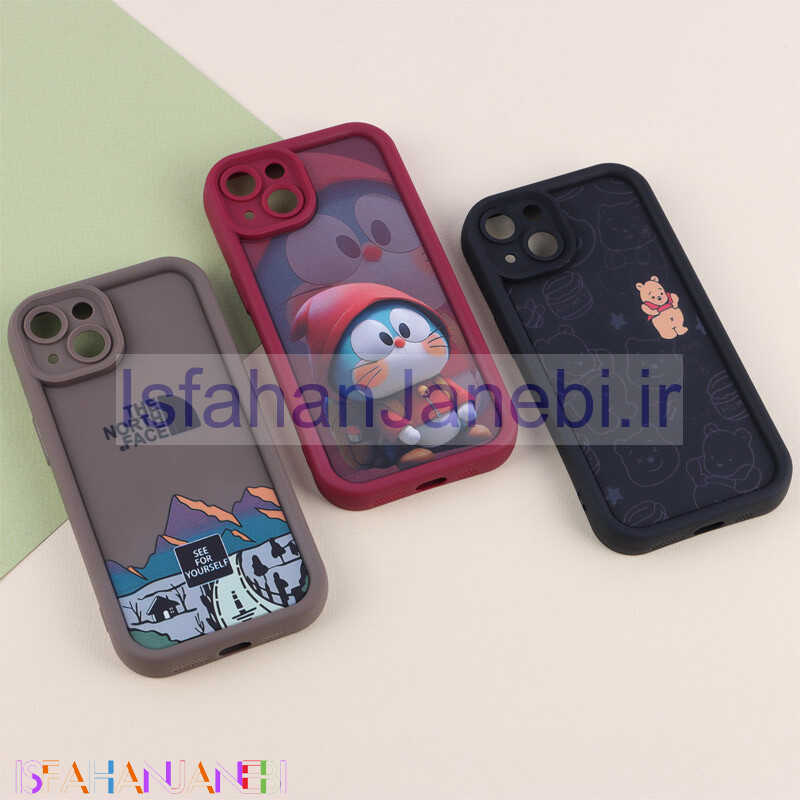 اصفهان جانبی-قاب سولید طرح دار محافظ لنزدار iPhone 13