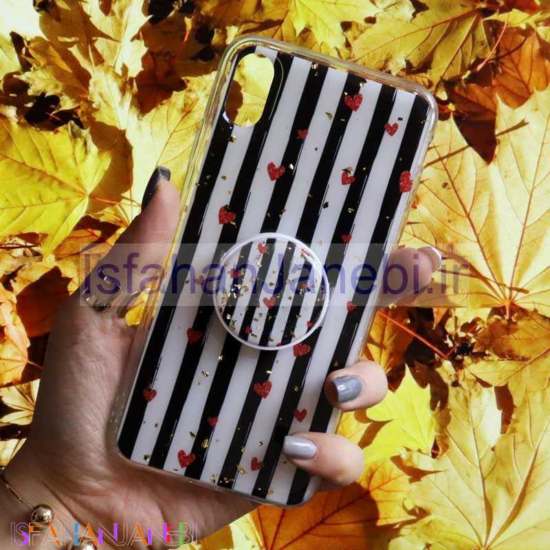 اصفهان جانبی-قاب رنگین کمانی پاپ سوکت دار خرچنگی کد2 آیفون iPhone XS Max
