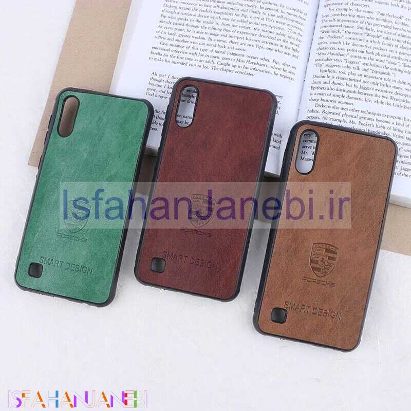اصفهان جانبی-قاب چرمی Smart Design سامسونگ Galaxy A10 طرح Porsche