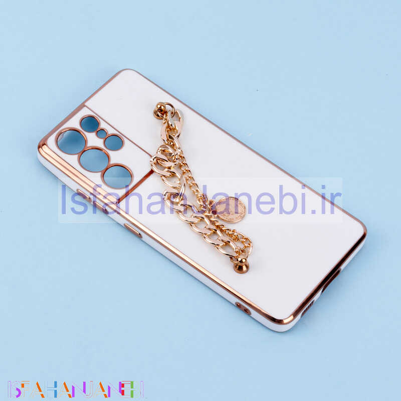 اصفهان جانبی-قاب My Case محافظ لنزدار + آویز دستی کارتیر Samsung Galaxy S21 Ultra