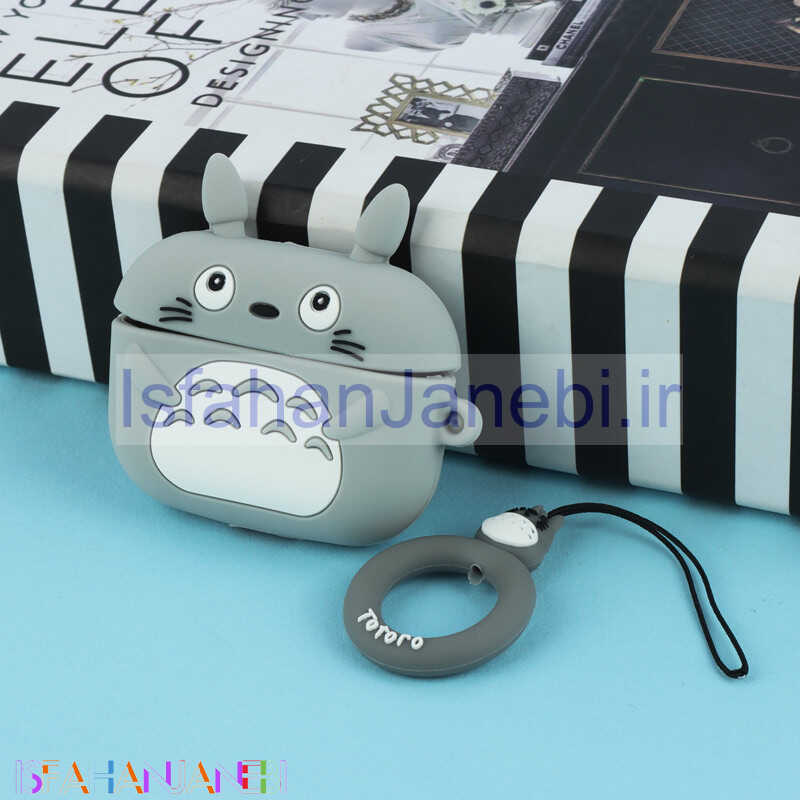 اصفهان جانبی-محافظ AirPods Pro سیلیکونی طرح گربه طوسی