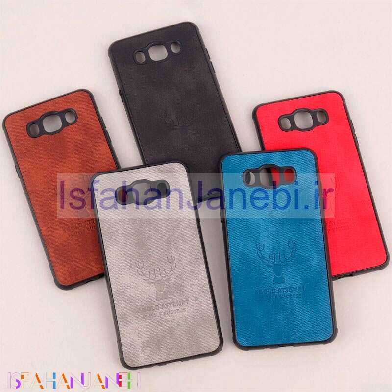 اصفهان جانبی-قاب چرمی محافظ لنزدار طرح گوزن Samsung Galaxy J7