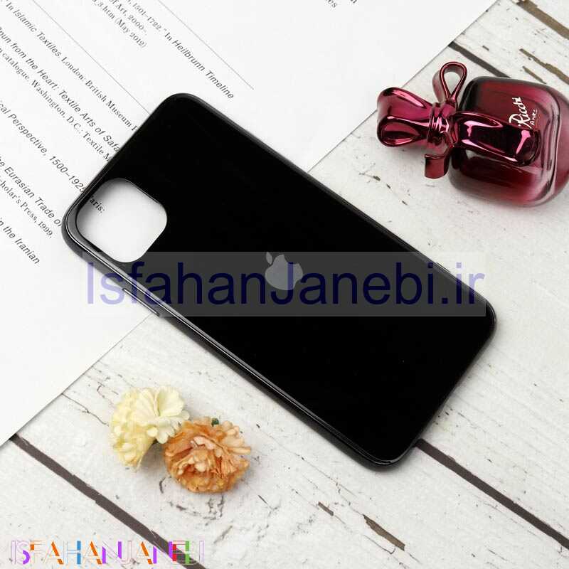 اصفهان جانبی-قاب My Case پشت گلسی iPhone 11 Pro Max مشکی
