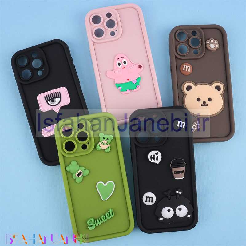 اصفهان جانبی-قاب سیلیکونی سولید آیفون iPhone 15 Pro Max محافظ لنزدار