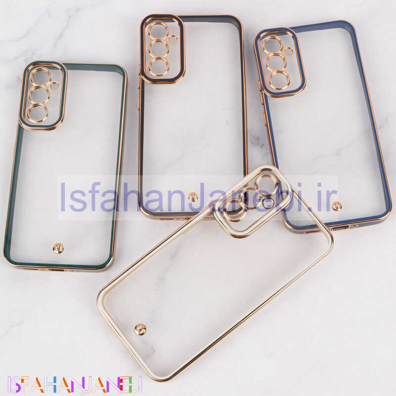 اصفهان جانبی-قاب Space سامسونگ Galaxy A34 دور رنگی محافظ لنزدار