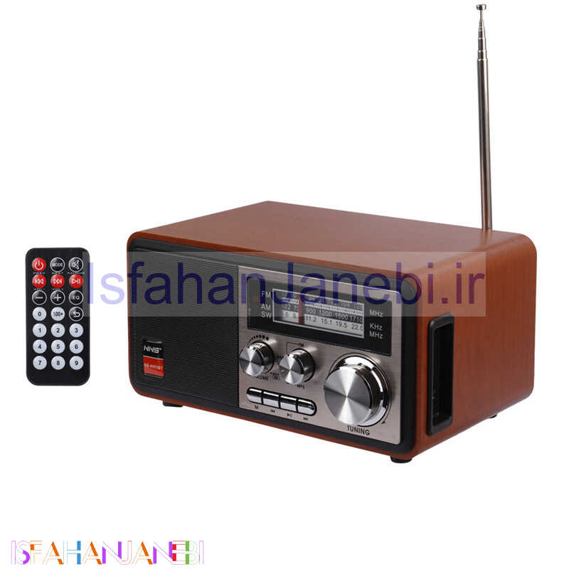 اصفهان جانبی-رادیو اسپیکر بلوتوثی رم و فلش خور NNS NS-8093BT + ریموت کنترل