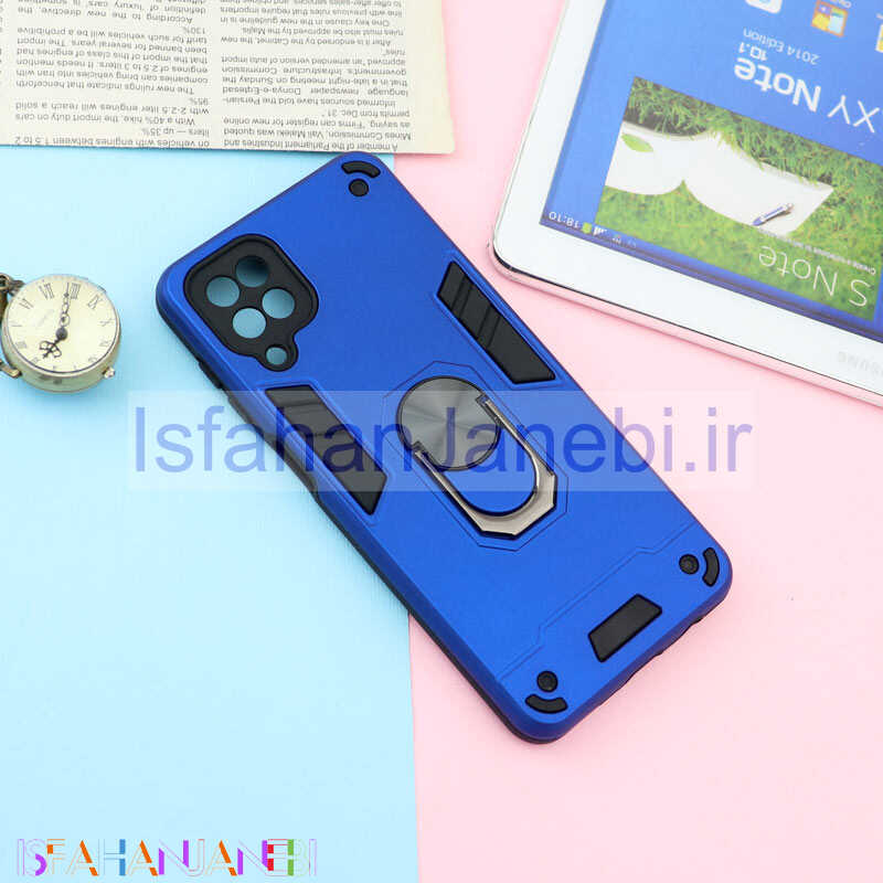 اصفهان جانبی-قاب ضد ضربه محافظ لنز دار هولدر دار بتمن Samsung Galaxy A12 سری A