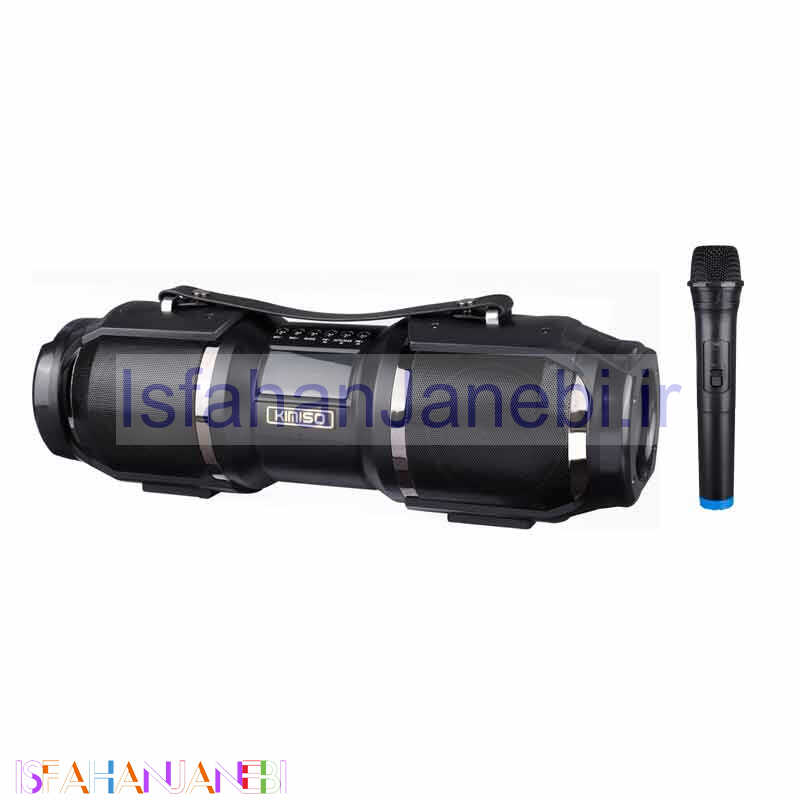 اصفهان جانبی-اسپیکر بلوتوثی رم و فلش خور Kimiso T1S + میکروفون