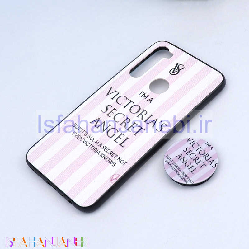 اصفهان جانبی-قاب طرحدار + پاپ سوکت Xiaomi Redmi Note 8 کد1 سری B