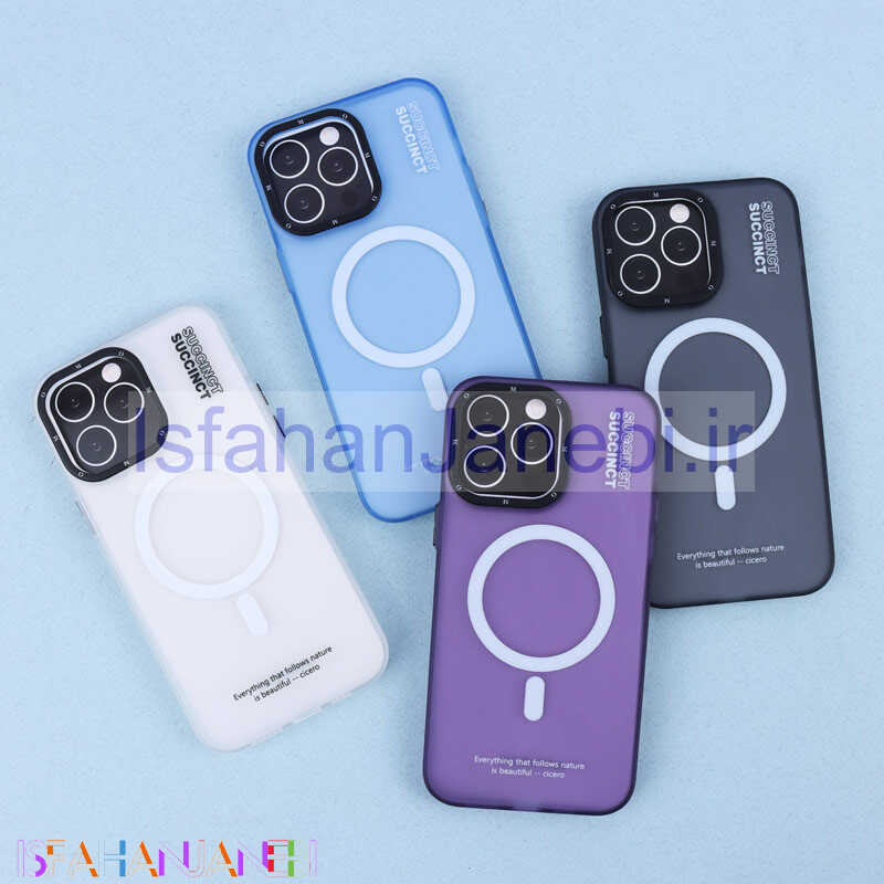 اصفهان جانبی-قاب مگ سیف اصلی Succinct M.O آیفون iPhone 14 Pro Max پشت مات