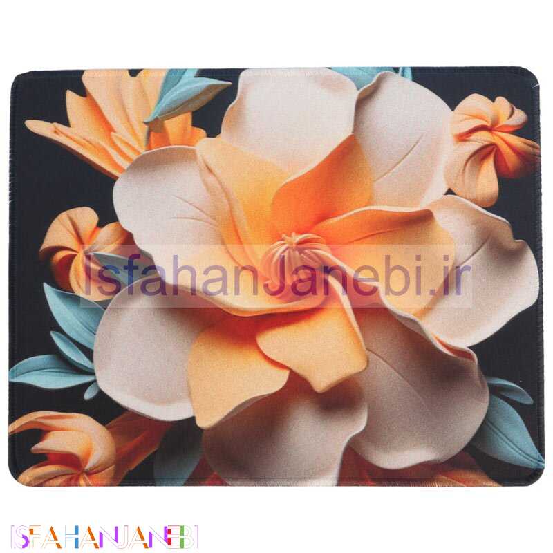 اصفهان جانبی-پد موس گیمینگ Logilily L-17 23*18cm طرح گل ارکیده