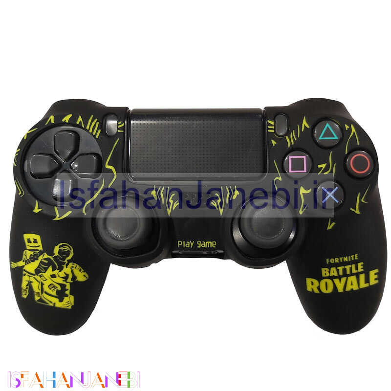 اصفهان جانبی-روکش دسته بازی PS4 طرح Fortnite Royale زرد