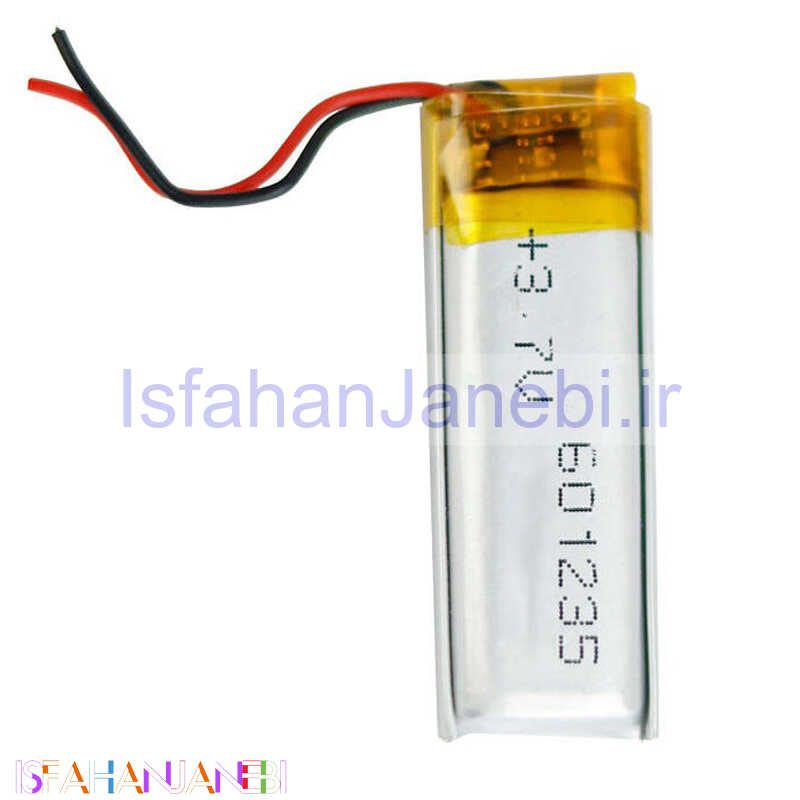 اصفهان جانبی-باتری لیتیوم 400mAh 60*12*35mm 601235