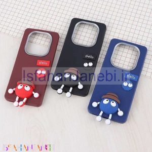 اصفهان جانبی-قاب چرمی ژله ای Leather شیائومی Redmi Note 14 Pro Plus 5G طرح دار