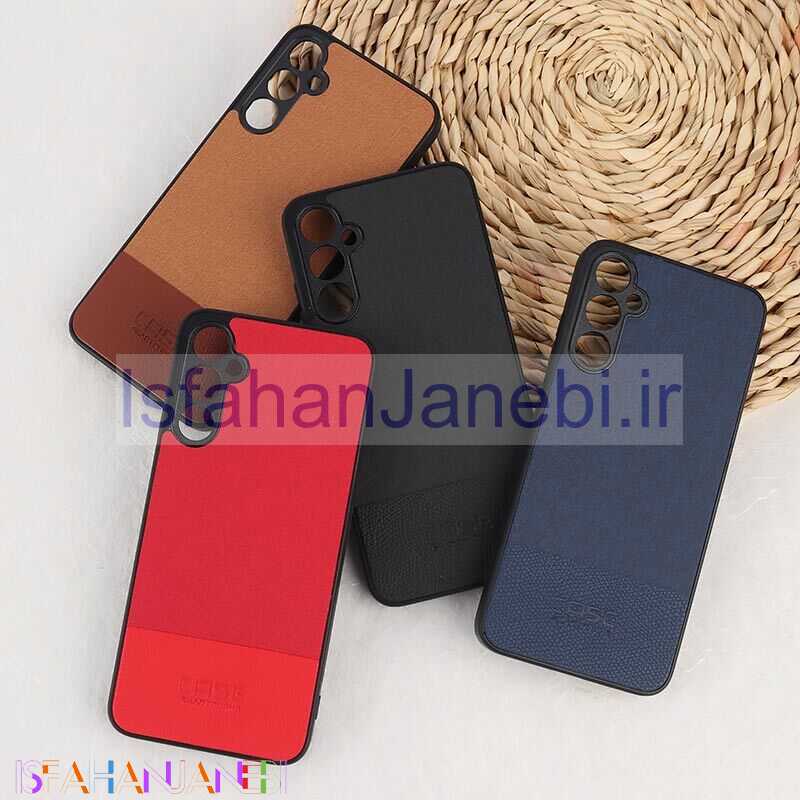 اصفهان جانبی-قاب چرمی Smart Phone سامسونگ Galaxy A05s پارچه ای محافظ لنزدار