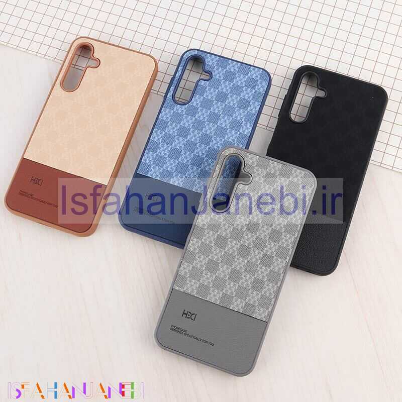اصفهان جانبی-قاب چرمی HDCI سامسونگ Galaxy A25 دو تکه طرح دار