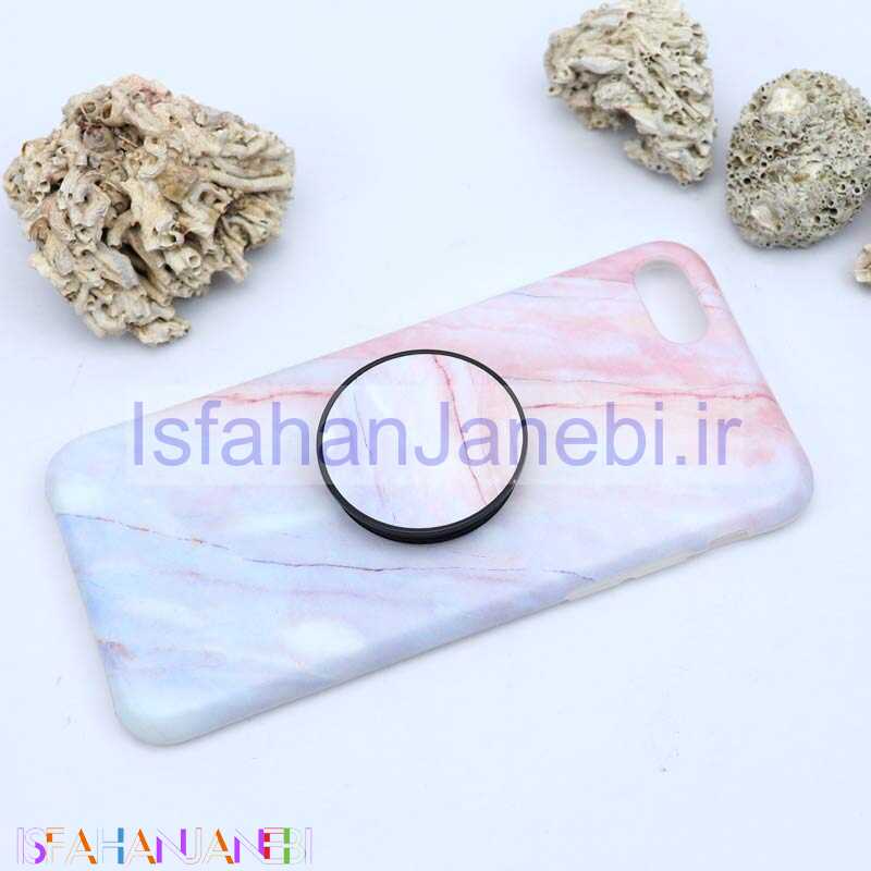 اصفهان جانبی-قاب سنگی پاپ سوکت دار کد1 آیفون iPhone 7/8