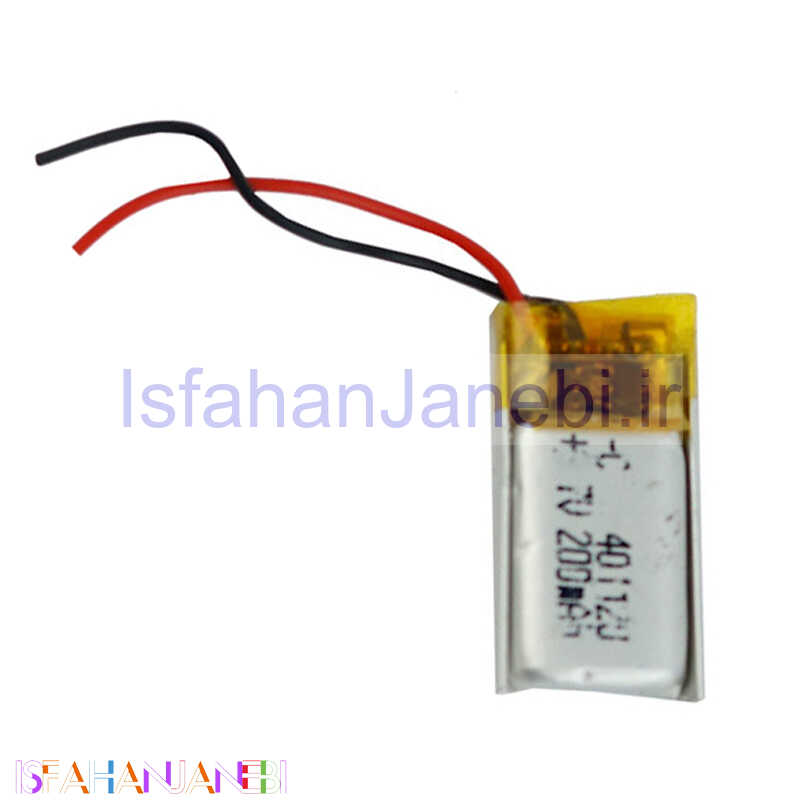 اصفهان جانبی-باتری لیتیوم 200mAh 4*11*21mm 401120