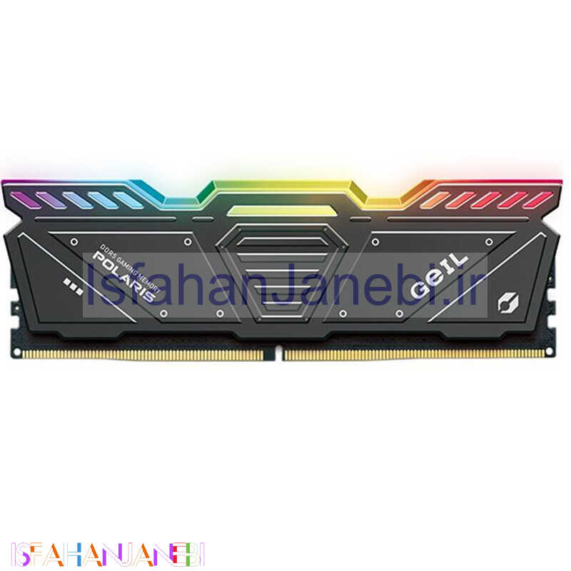 اصفهان جانبی-رم کامپیوتر گیل Polaris RGB DDR5 16GB Single 6000MHz CL38